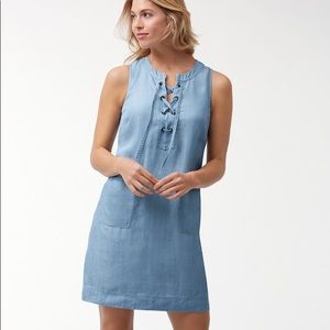 Chambray All Day Shift Dress